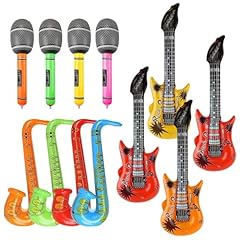 12pcs inflatable guitar for sale  Delivered anywhere in UK