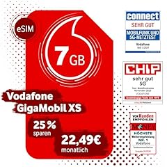 Vodafone gigamobil esim gebraucht kaufen  Wird an jeden Ort in Deutschland