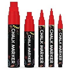 Red chalkboard chalk for sale  Delivered anywhere in UK