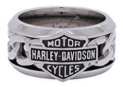Harley-Davidson Men's Stainless Steel Chain Bar & Shield for sale  Delivered anywhere in USA 