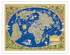 Planisphère carte grand d'occasion  Livré partout en France