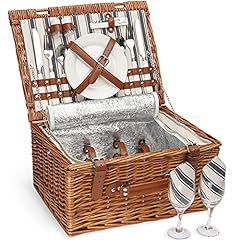 Willow picnic basket for sale  Delivered anywhere in UK