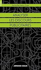 Analyser discours publicitaire d'occasion  Livré partout en France