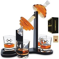 Dumbbell whiskey decanter for sale  Delivered anywhere in Ireland