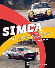 Simca compétition 1969 d'occasion  Livré partout en Belgiqu