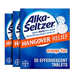 Used, Alka-Seltzer Hangover Relief Effervescent Tablets Formulated for sale  Delivered anywhere in USA 