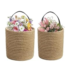 Jute hanging basket for sale  Delivered anywhere in UK