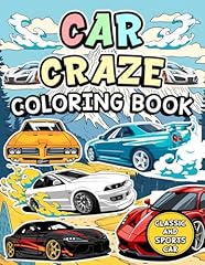 Car craze coloring for sale  Delivered anywhere in USA 
