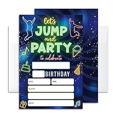 Jump birthday invitation for sale  Delivered anywhere in USA 