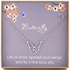Pabenlily butterfly necklace for sale  Delivered anywhere in UK