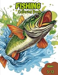 Fishing coloring book for sale  Delivered anywhere in USA 