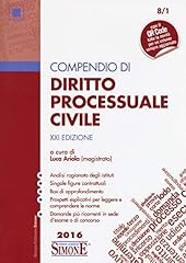 Compendio diritto processuale usato  Spedito ovunque in Italia 