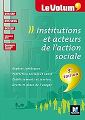 Institutions acteurs action d'occasion  Livré partout en France