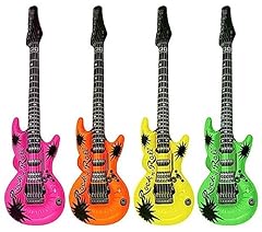 Neon inflatable guitar for sale  Delivered anywhere in UK