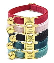 Personalized cat collar for sale  Delivered anywhere in UK