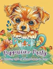 Puppuccino party coloring for sale  Delivered anywhere in UK
