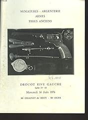 Miniatures. argenterie. armes. d'occasion  Livré partout en France