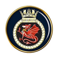 HMS Marlborough, Royal Navy Pin Badge for sale  Delivered anywhere in UK