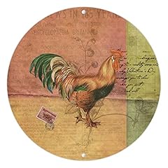 Vintage rooster tin for sale  Delivered anywhere in USA 