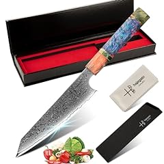Damascus chef knife for sale  Delivered anywhere in UK