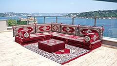 Maroon shaped sectional for sale  Delivered anywhere in USA 