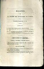 Bulletins societe antiquaires d'occasion  Livré partout en France