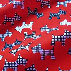 scottie dog fabric for sale  Delivered anywhere in UK
