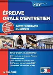 Epreuve orale entretien d'occasion  Livré partout en France