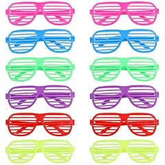 Fowecelt neon glasses for sale  Delivered anywhere in UK
