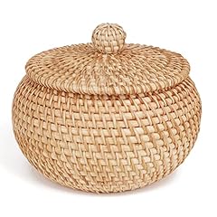 Round rattan basket for sale  Delivered anywhere in USA 