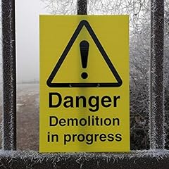 Danger demolition progress for sale  Delivered anywhere in UK