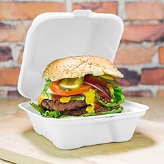 Clamshell bagasse takeaway for sale  Delivered anywhere in UK