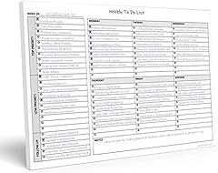 Weekly list notepad for sale  Delivered anywhere in USA 