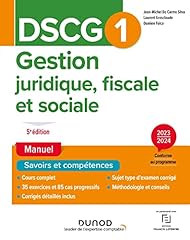 Dscg1 gestion juridique d'occasion  Livré partout en France