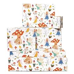Mushroom wrapping paper for sale  Delivered anywhere in UK