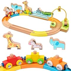 Wooden train set for sale  Delivered anywhere in USA 