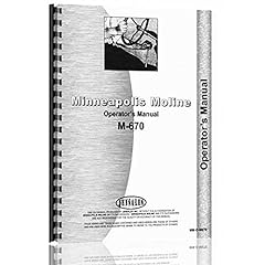 New Minneapolis Moline M670 Tractor Operator Manual (MM-O-M670) for sale  Delivered anywhere in Canada