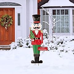 Glitzhome metal nutcracker for sale  Delivered anywhere in USA 