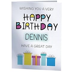 Happy birthday dennis for sale  Delivered anywhere in UK