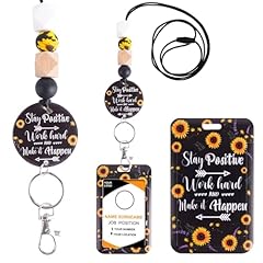 Sunflower lanyard badge for sale  Delivered anywhere in USA 