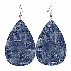 Denim material patchwork for sale  Delivered anywhere in USA 