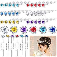 Pieces rhinestone hair for sale  Delivered anywhere in USA 