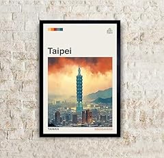 Taipei taiwan poster for sale  Delivered anywhere in USA 
