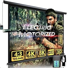 Motorized projector screen for sale  Delivered anywhere in USA 
