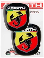 Abarth adesivo logo usato  Spedito ovunque in Italia 