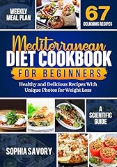 Mediterranean diet cookbook for sale  Delivered anywhere in USA 