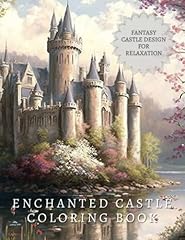 Enchanted castle coloring for sale  Delivered anywhere in UK