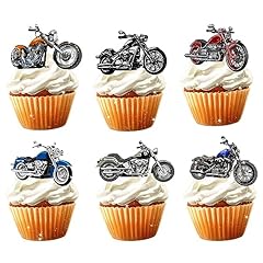 18pcs motorcycle cupcake for sale  Delivered anywhere in USA 