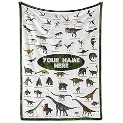 Personalized dinosaur blanket for sale  Delivered anywhere in USA 