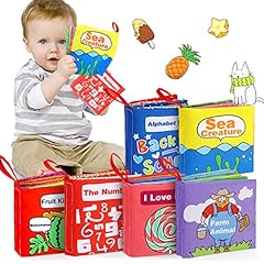 Innedu Cloth Books Baby, Washable & Nontoxic & Biteable for sale  Delivered anywhere in UK